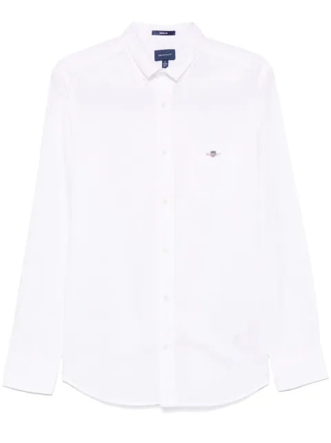 Gant logo-embroidered shirt