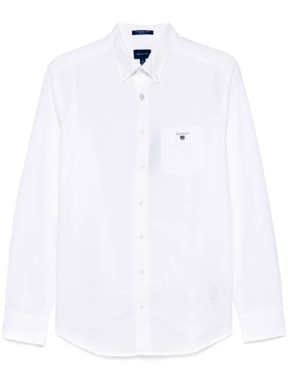 logo-embroidered shirt