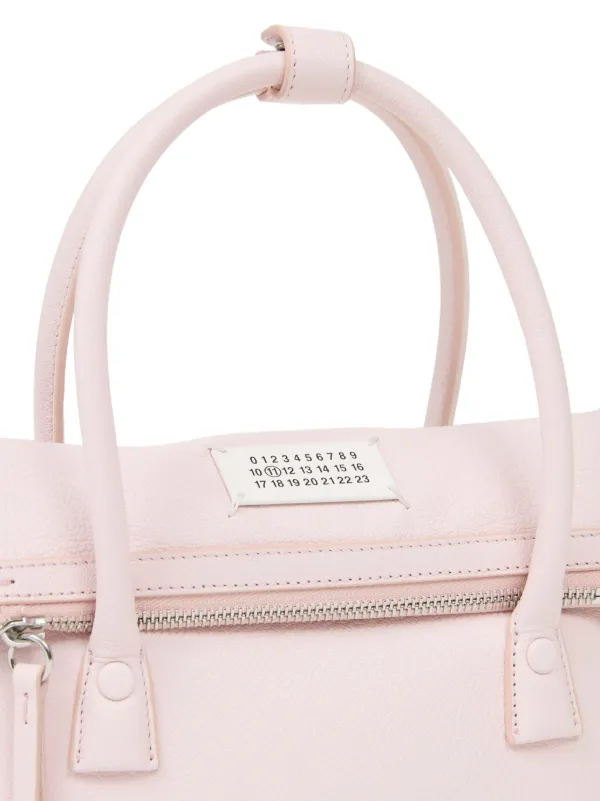 5AC East West ハンドバッグ スモール ピンク Maison Margiela Maison Margiela Small 5AC East West Tote Bag | Pink | FARFETCH