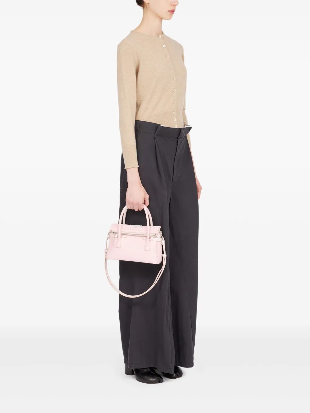 Maison Margiela 5AC East West kleine shopper - Roze