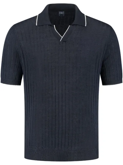Fedeli ribbed polo shirt