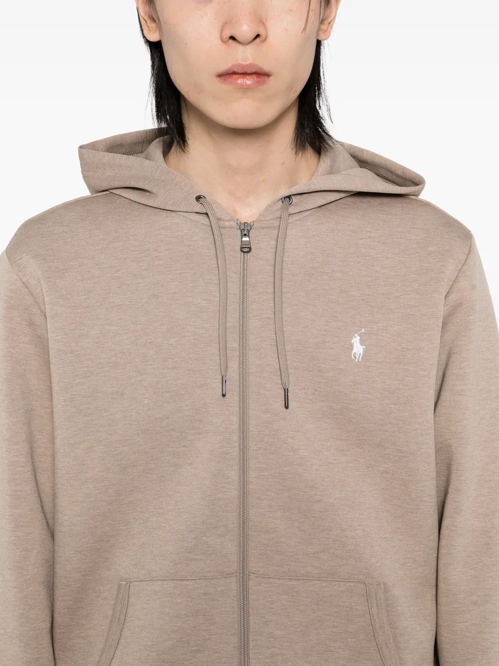 Polo Ralph Lauren Hoodie met rits Bruin