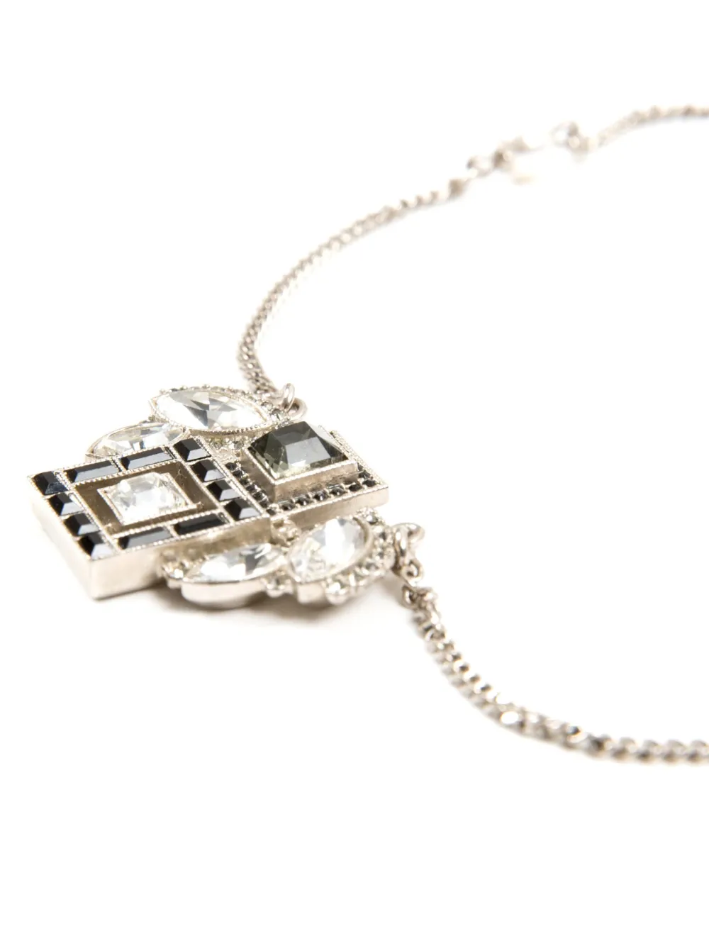 2000s Crystal-Embellished Necklace