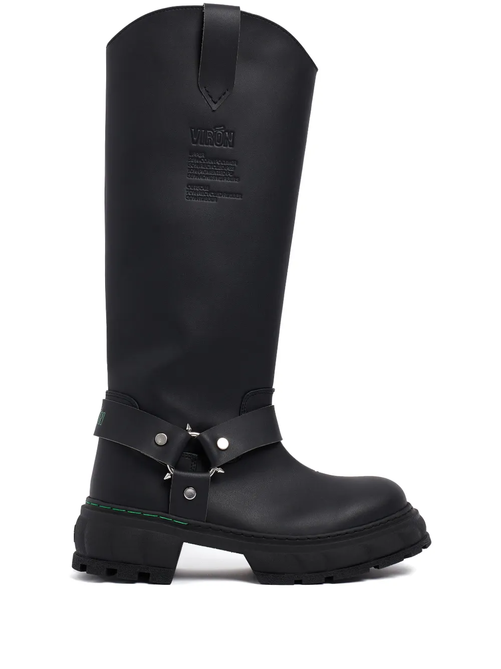 Virón logo-embroidered boots Black