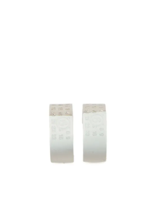 MM6 Maison Margiela ナンバーモチーフ ピアス | シルバートーン