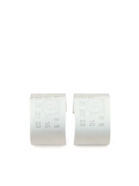 MM6 Maison Margiela أقراط بنقش أرقام