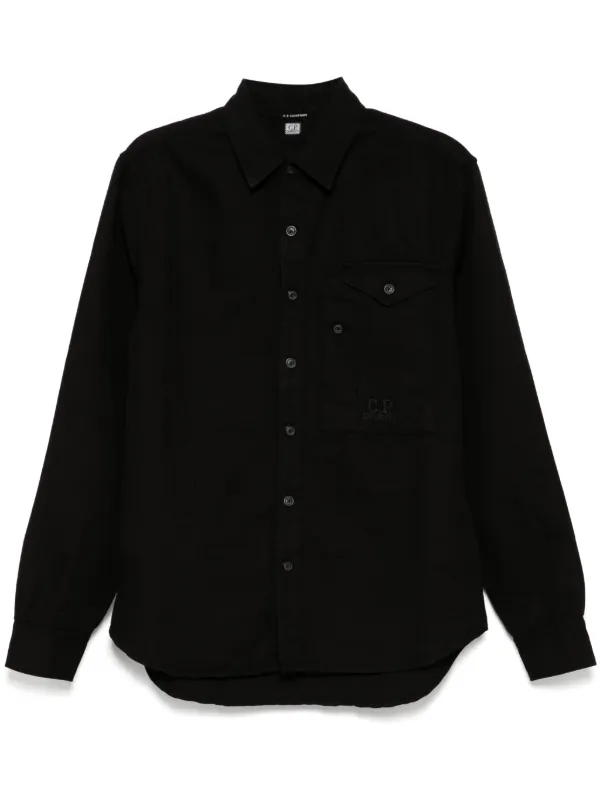 C.P. Company ロングスリーブ シャツ | ブラック | FARFETCH JP