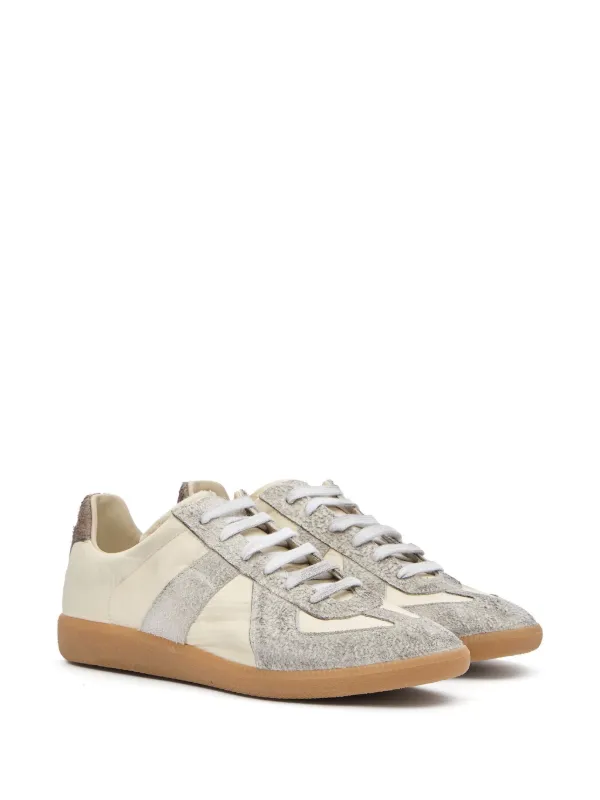 ★関税込★Maison Margiela★マルジェラ★REPLICA SNEAKER.S★ Maison Margiela Replica Leather Sneakers | Black | FARFETCH