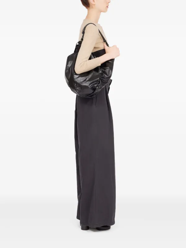 Maison Margiela レザー トートバッグ | ブラック | FARFETCH JP