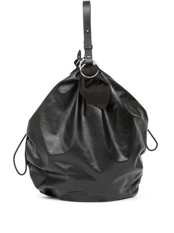 トートバッグ Maison Margiela Black Leather Handbag With Dual Handles 28113293_57576446_600.jpg