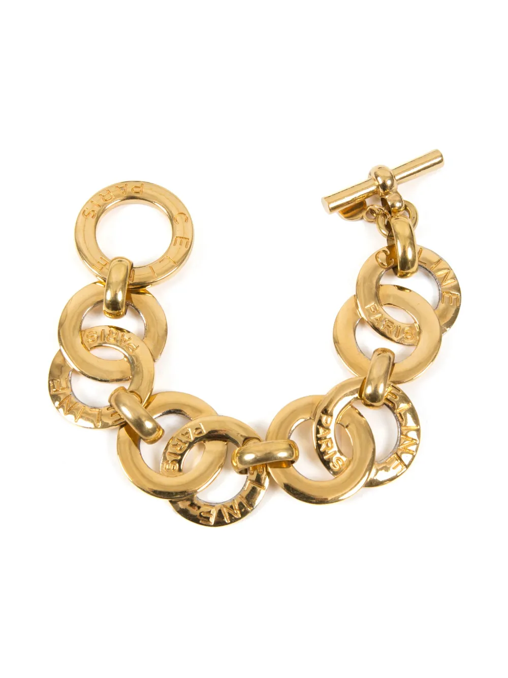 1990s logo-engraved chain bracelet