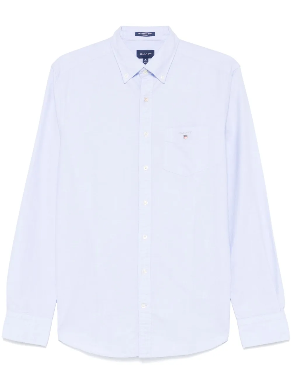 logo-embroidered shirt