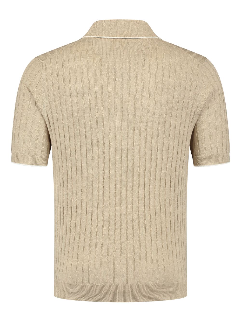 Fedeli ribbed polo shirt - Beige