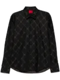 HUGO patterned shirt - Black