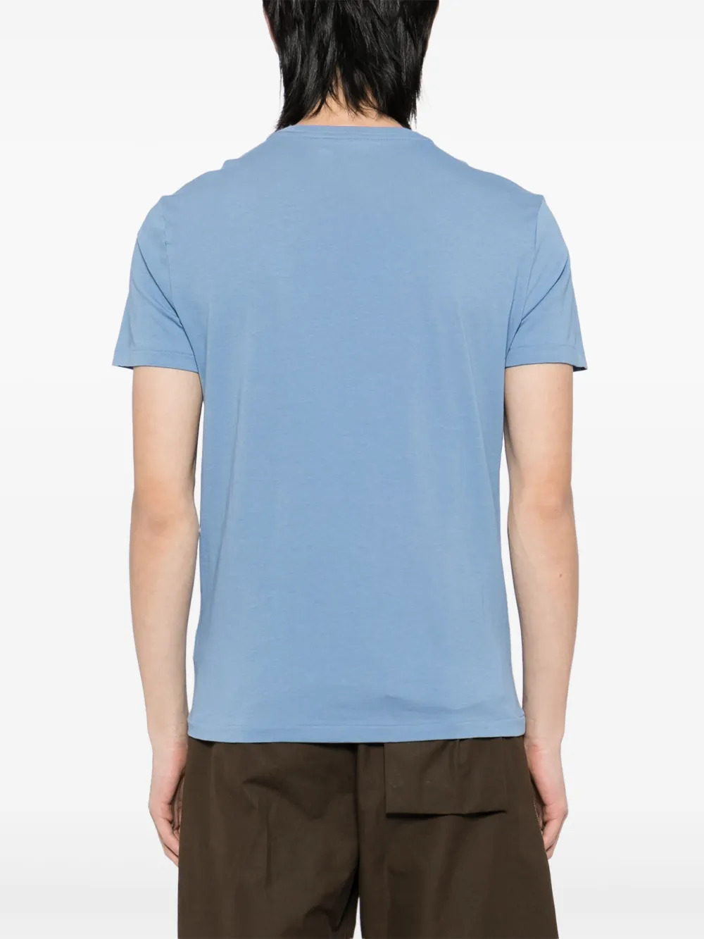 Polo Ralph Lauren Logo-embroidered T-shirt In Blue