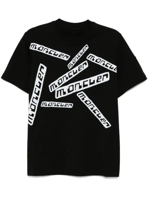 T-shirt à imprimé graphique - Moncler - Modalova