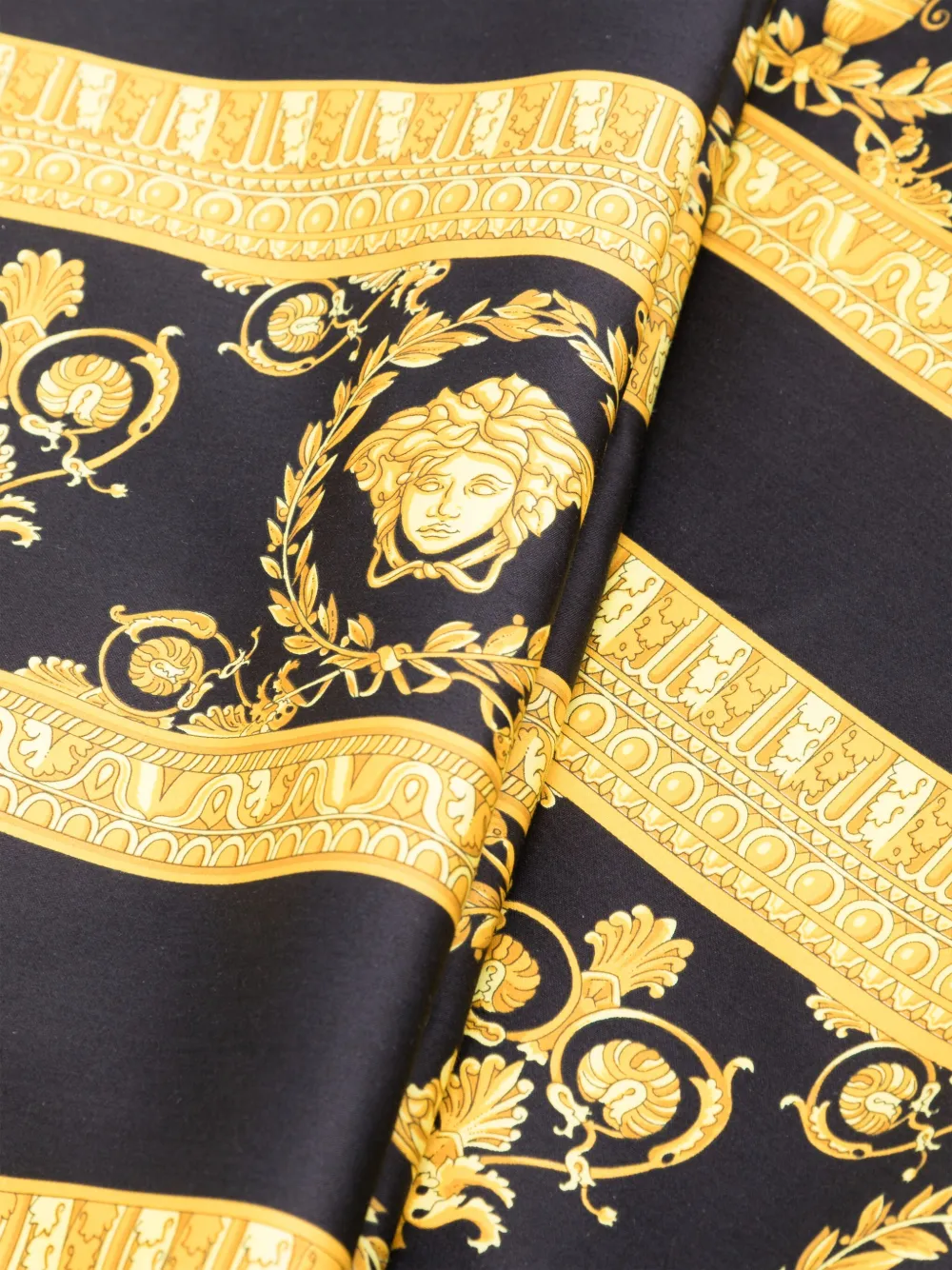 Versace Heart Baroque King dekbedovertrek - Zwart