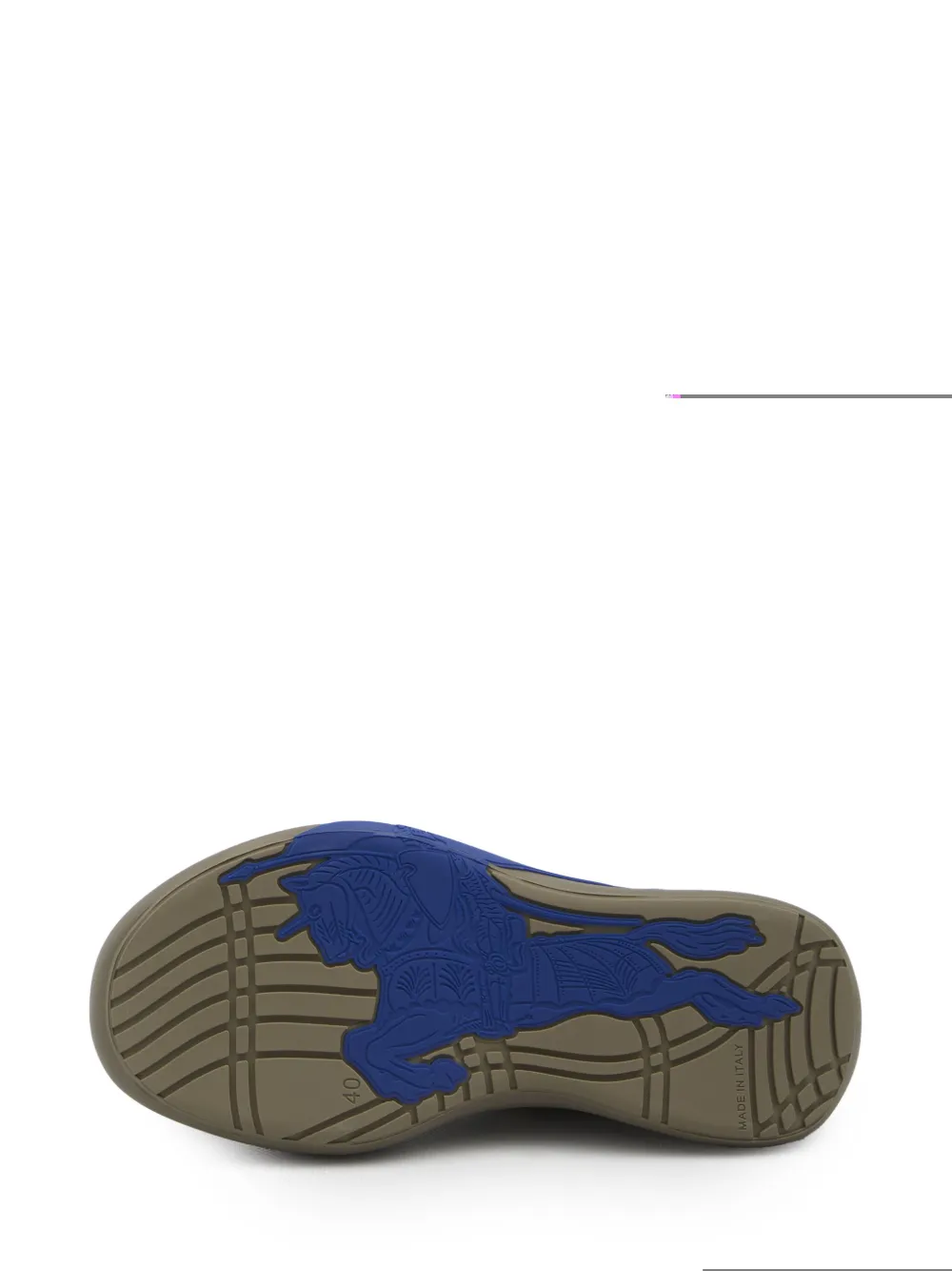 Burberry Embroidered Fabric Neptune Slip Ons In Green