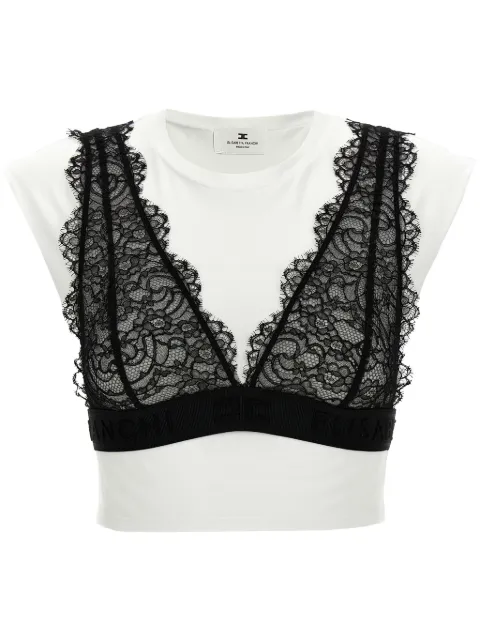 Elisabetta Franchi bralette T-shirt