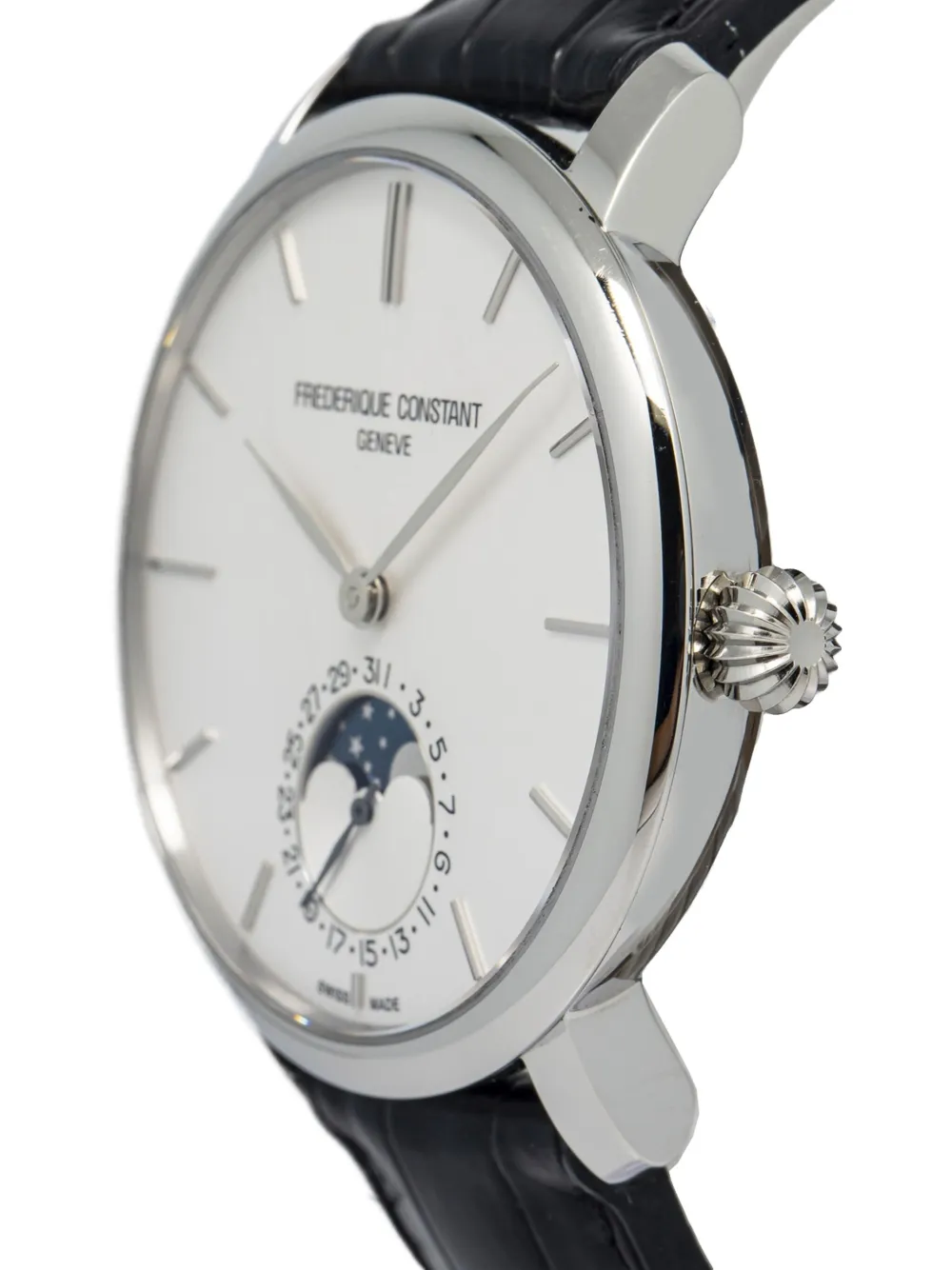 Frederique Constant Pre-owned Moon Phase 42 mm horloge - Wit