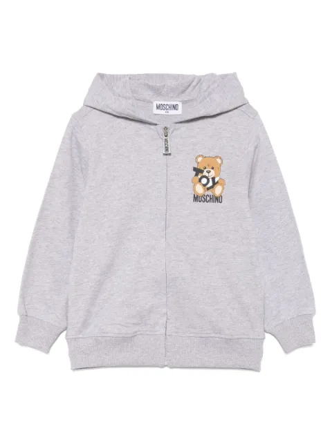 Moschino Kids logo-print hoodie