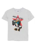Moschino Kids graphic-print T-shirt - Grey