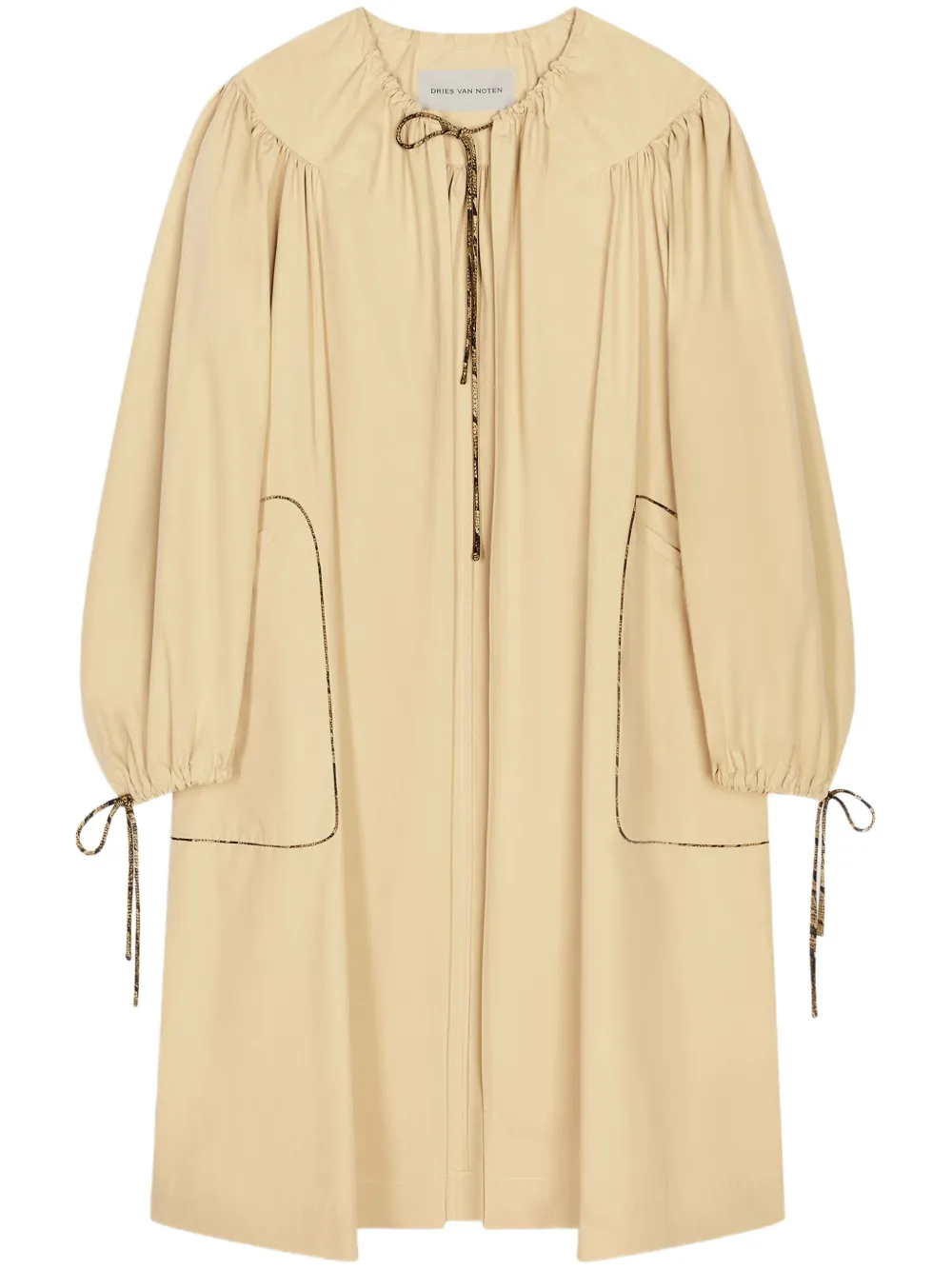 DRIES VAN NOTEN abrigo sin reconstruir | neutro | Image 1