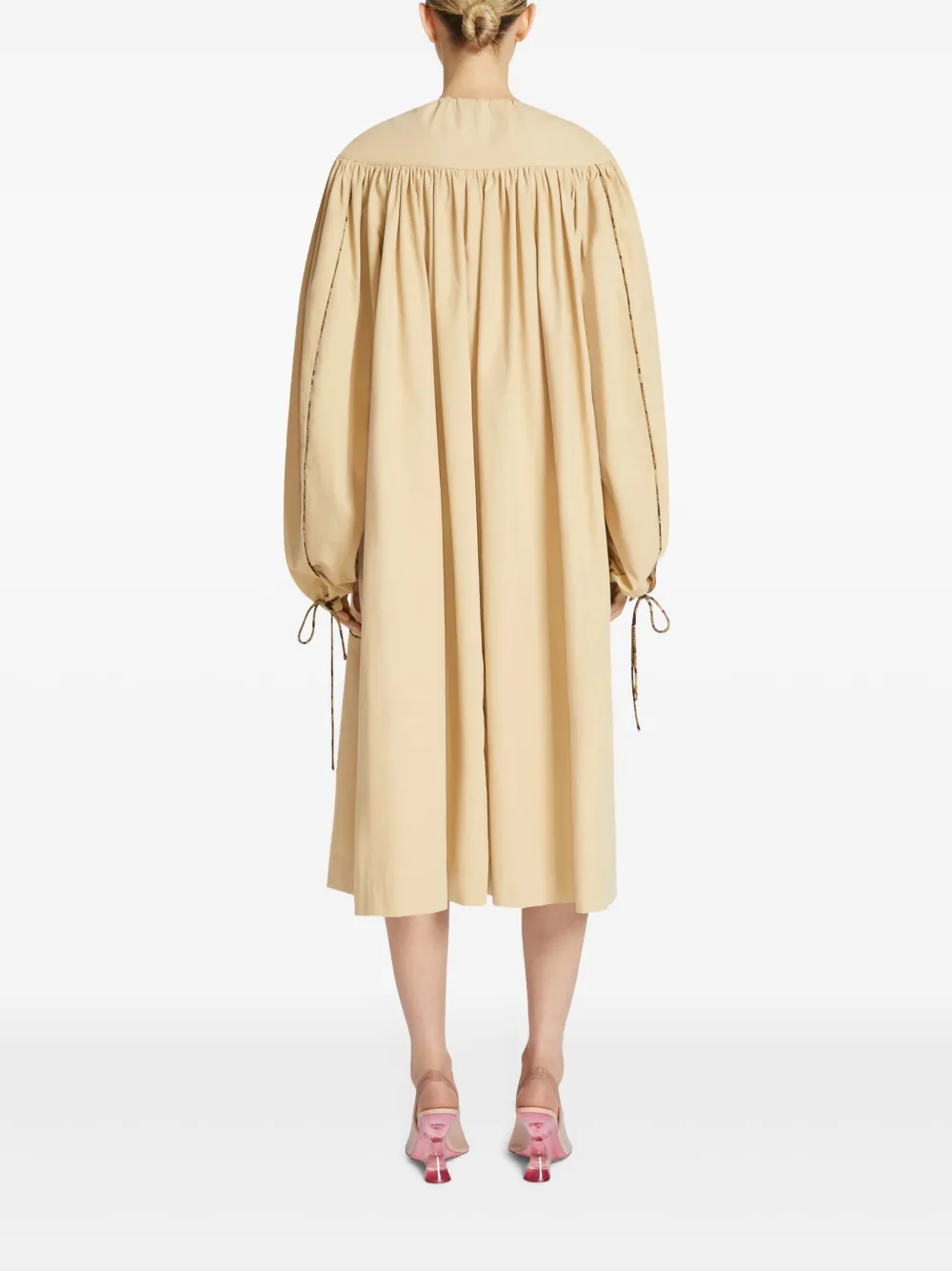 DRIES VAN NOTEN Jas zonder structuur Beige