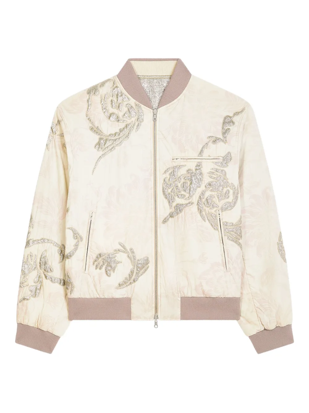 embroidered bomber jacket