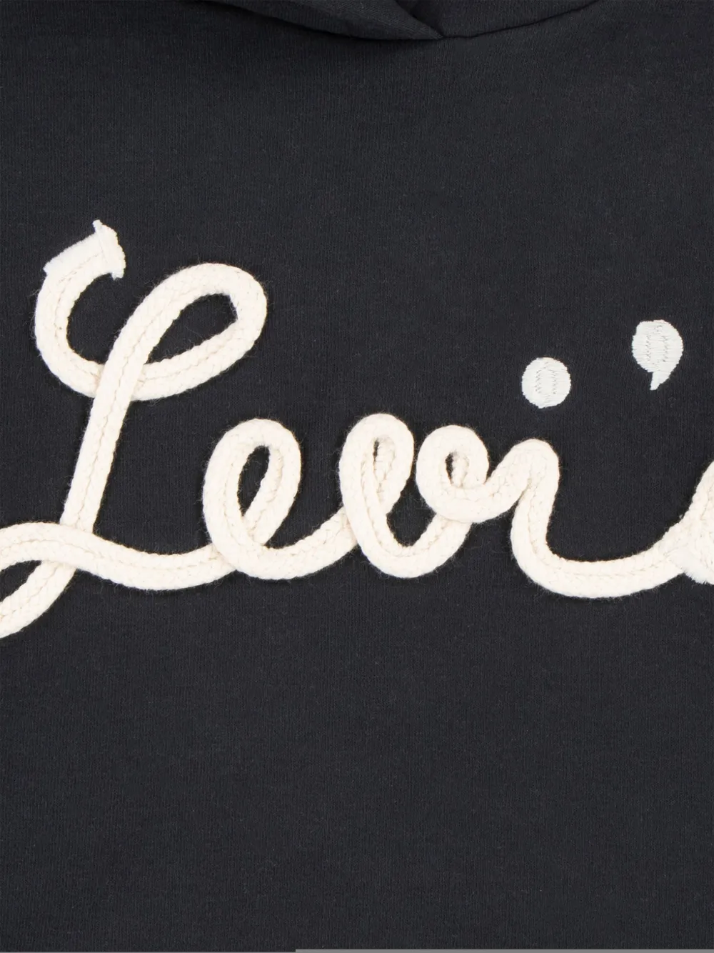 Levi's Kids Jurk met geborduurd logo Zwart