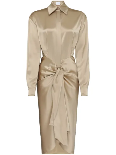 Galvan satin dress