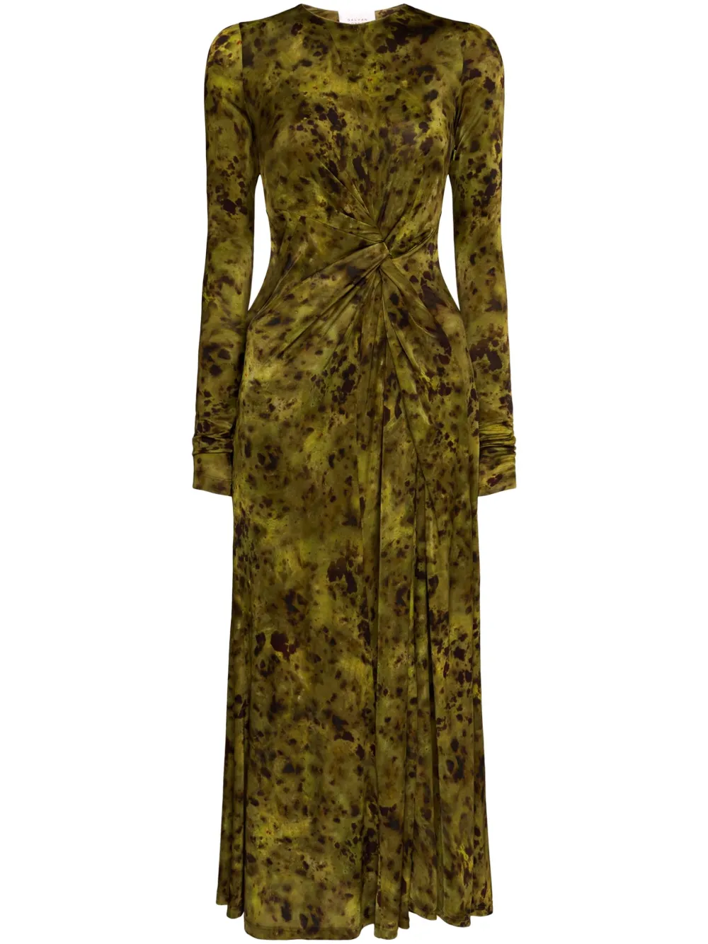Galvan Kleid mit Print | Grün | Image 1
