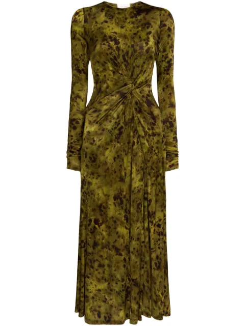Galvan printed dress