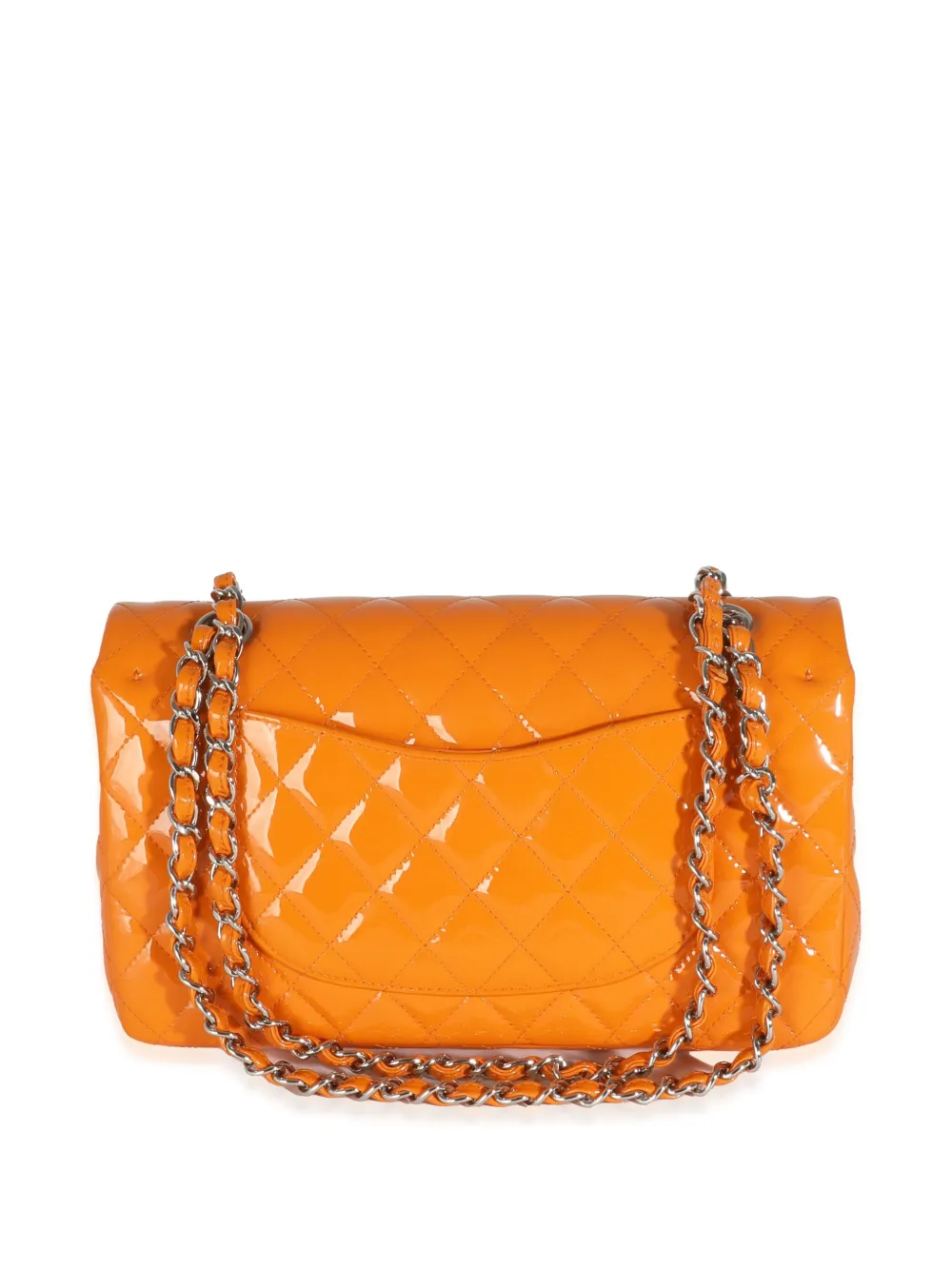 CHANEL Pre-Owned 2014-2015 Double Flap schoudertas - Oranje