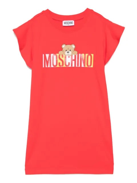 Moschino Kids logo-print dress