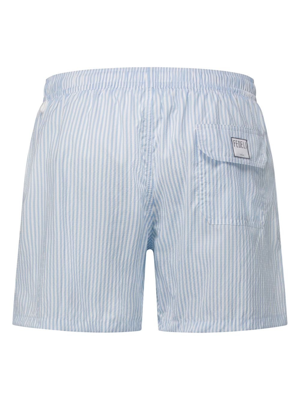 Fedeli striped swim shorts - Blauw