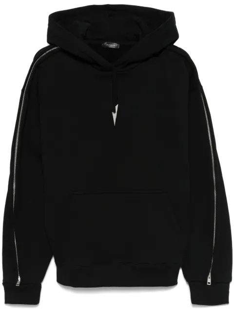 Mugler hoodie con detalles de cierre