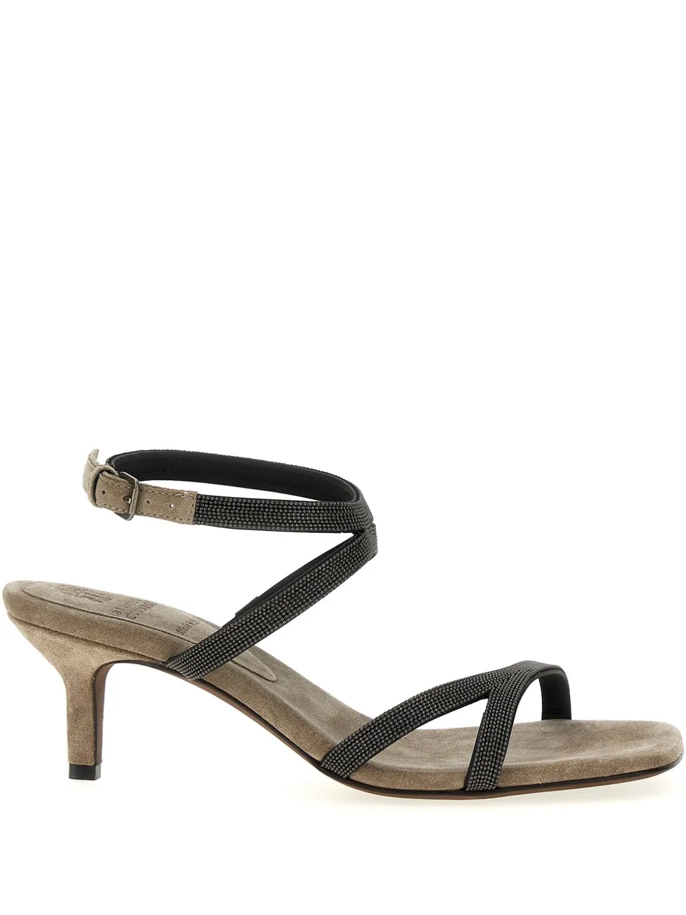 Brunello Cucinelli 60mm Monile sandals Silver