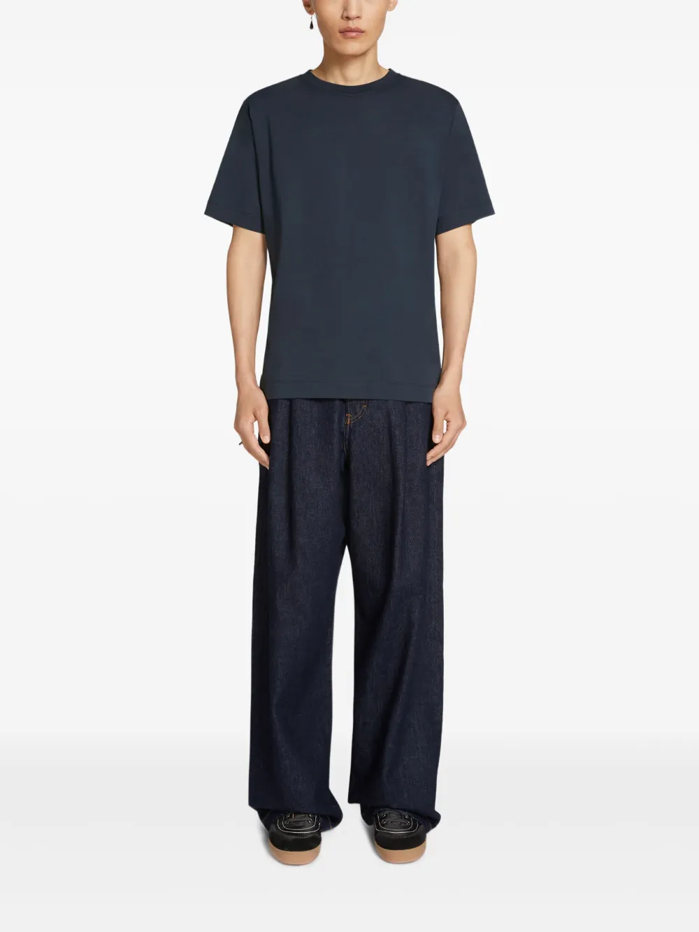 DRIES VAN NOTEN Katoenen T-shirt - Blauw