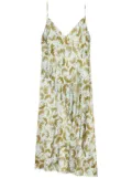 DRIES VAN NOTEN silk slip dress - Green