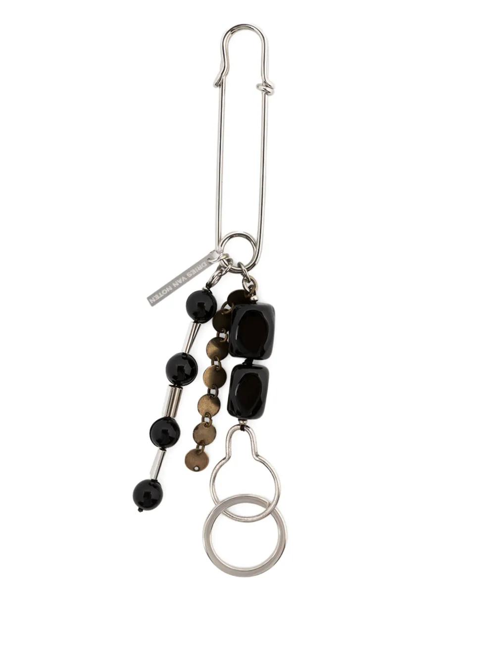 DRIES VAN NOTEN Natural Stone sleutelhanger - Zwart