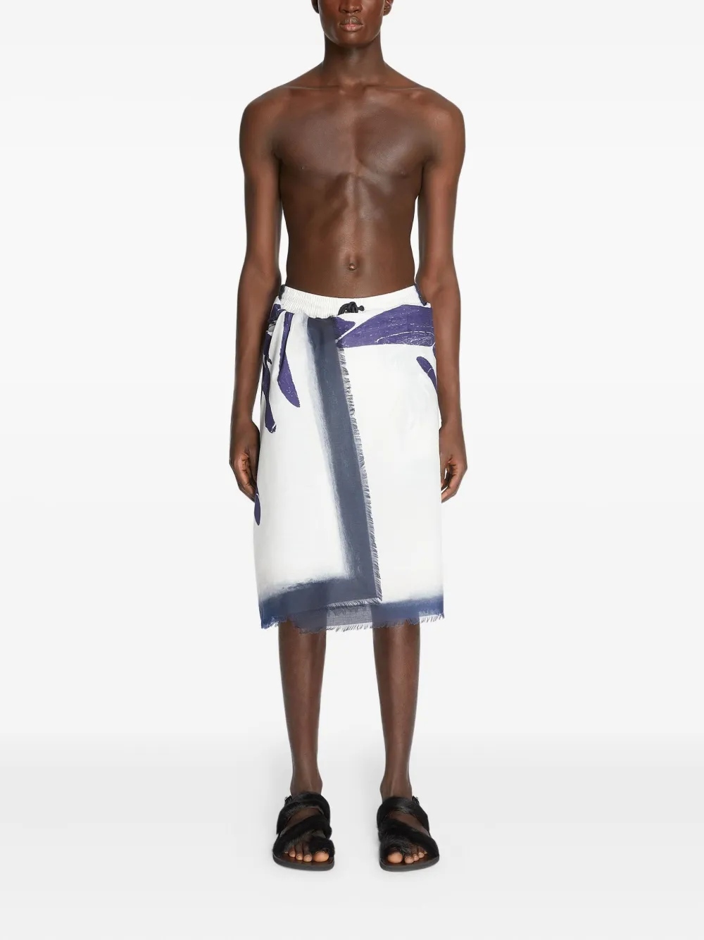 DRIES VAN NOTEN abstract-print cover-up | Beach Accessories | Image 2