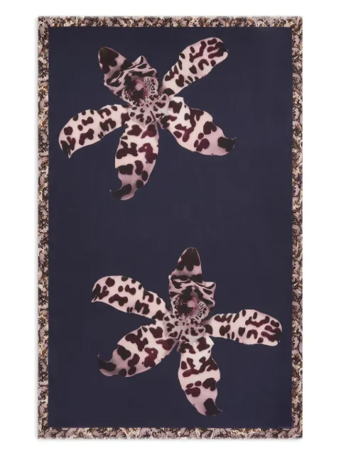 DRIES VAN NOTEN floral-print cotton pareo