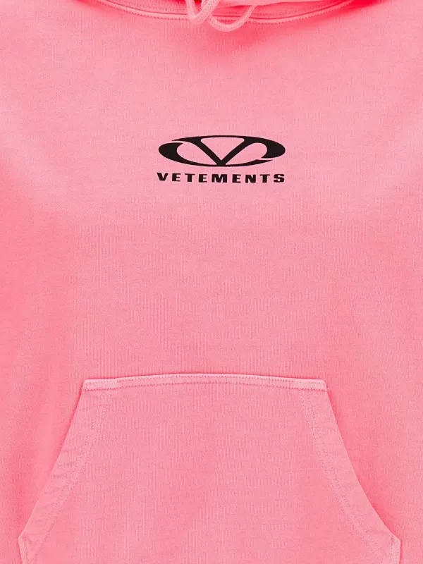VETEMENTS 売れ筋商品|||ヴェトモン パーカー・スウェットシャツ アウター レディース Sweatshirts Pink 25517945_55982740_600.jpg