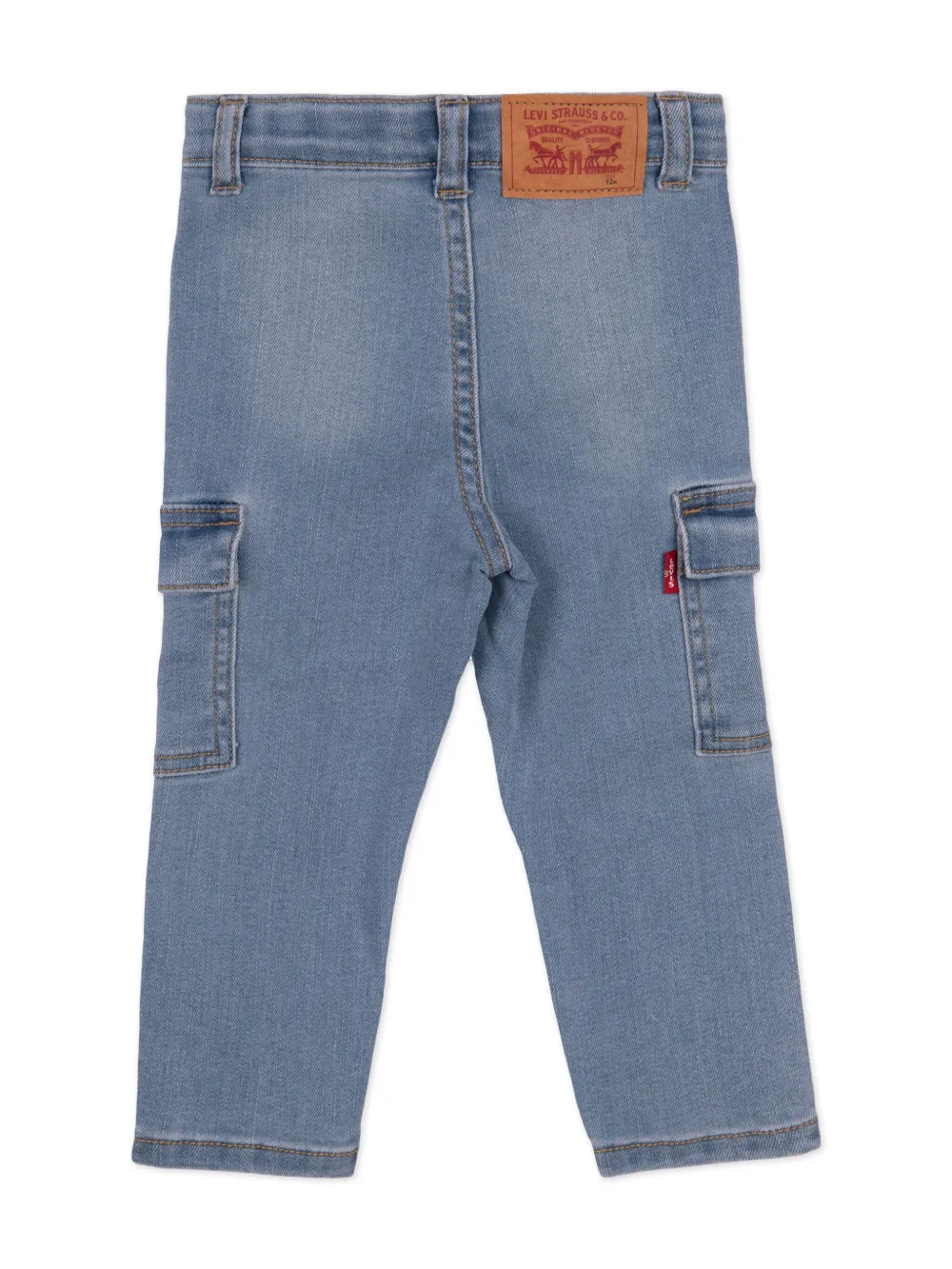 Levi's Kids tapered cargo jeans - Blauw