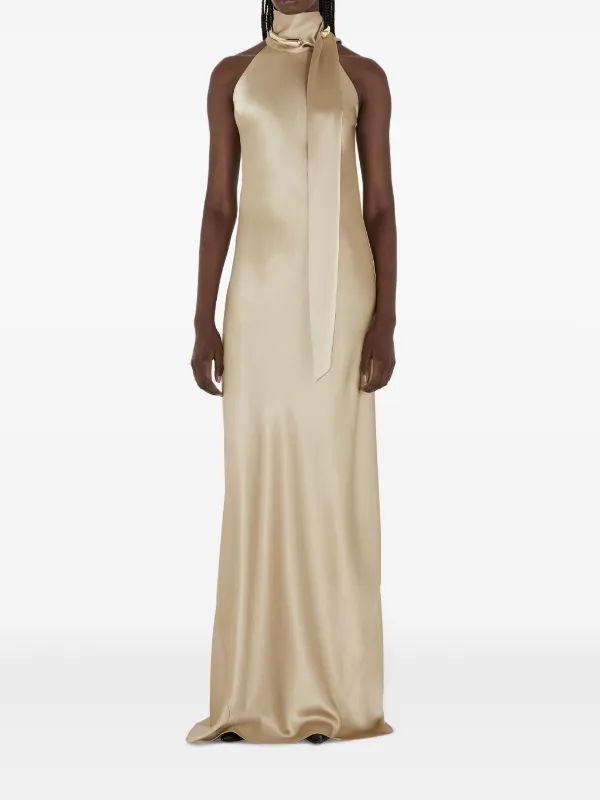 Galvan Sienna Gown - Neutrals Galvan Sienna Gown - Neutrals