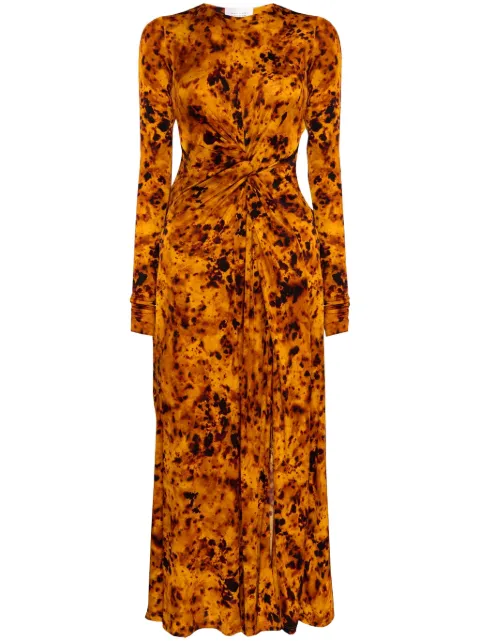 Galvan printed dress
