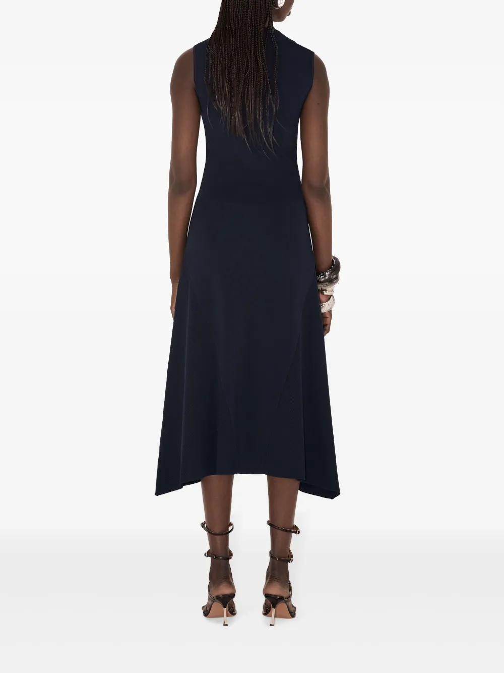 Shop Galvan Claudia Dress In Blue