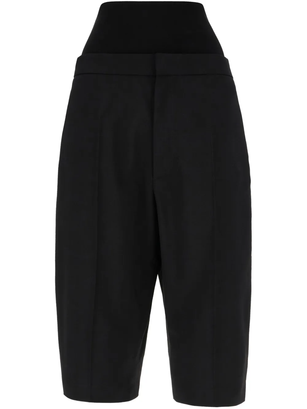 Alaïa gabardine bermuda shorts | Black | Image 1