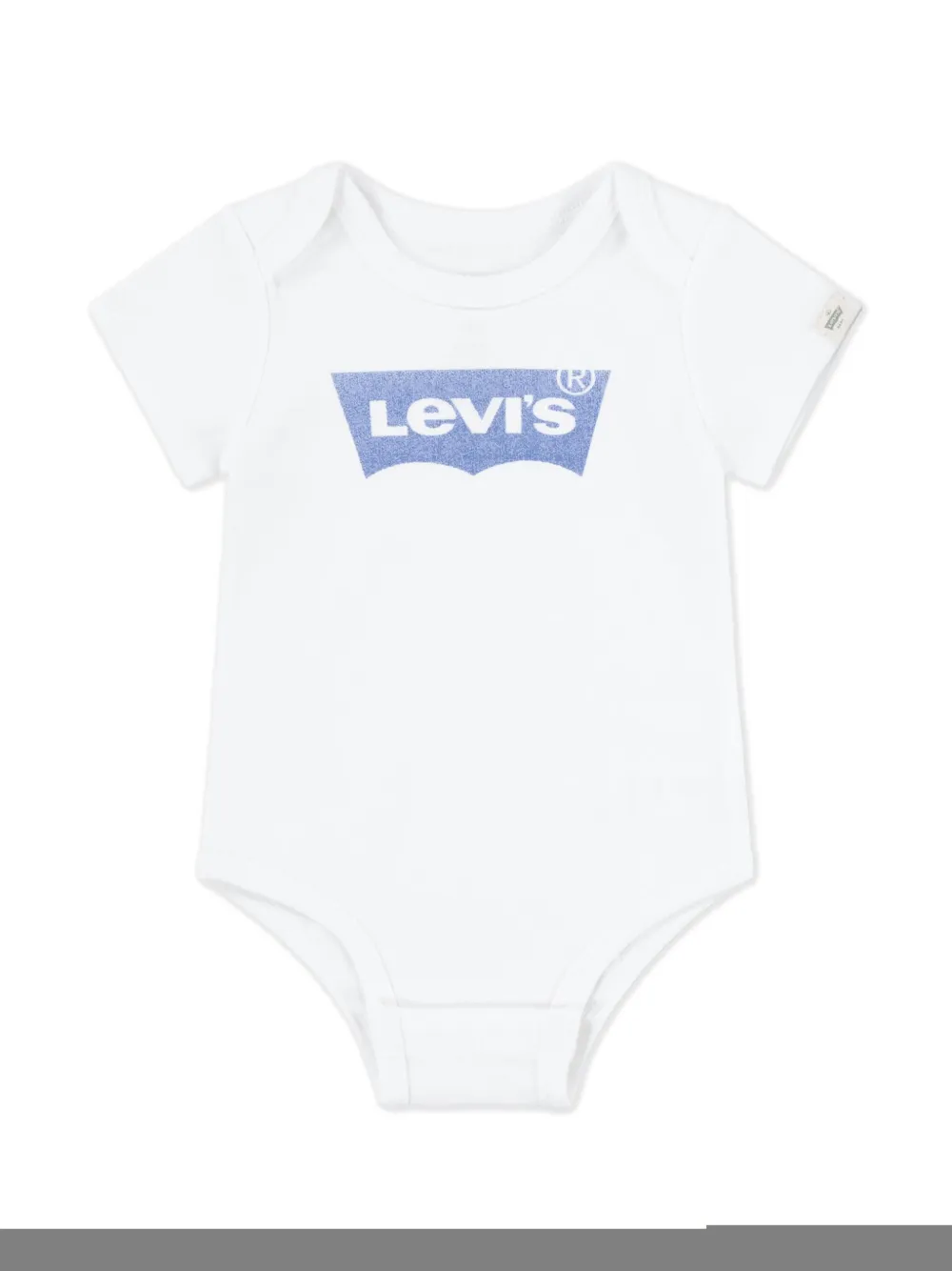 Shop Levi's Logo-print Body And Trousers Set In Blue